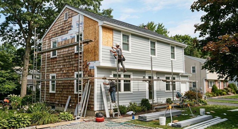 Damaged Siding Replacement in West Hartford, CT